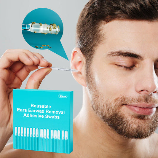 🔥Last day of sale 60% discount🔥👂Reusable adhesive swabs for removing earwax