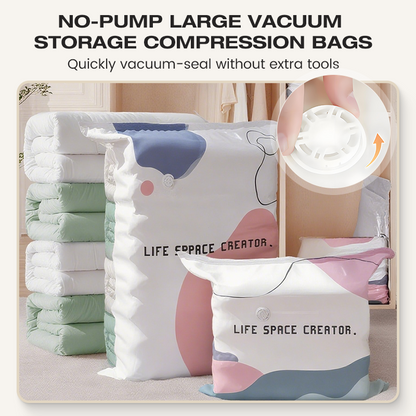 🔥 LAST DAY! £6.99 – No-Pump Vacuum Storage Bags | Save Up to 80% Space 🧳