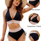 ✨Limited time offer - 59% OFF👙High Waisted Tummy Control Color Block Bikini Sets