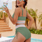 ✨Limited time offer - 59% OFF👙High Waisted Tummy Control Color Block Bikini Sets
