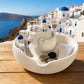 🎁Limited-Time 50% Off🌊Blue and White Greek Marine-Themed Ceramic Key Tray – Home Decor