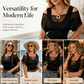 🔥 50% OF Women Off-Shoulder Mesh Patchwork Top