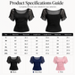 🔥 50% OF Women Off-Shoulder Mesh Patchwork Top