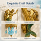 ⏳LAST DAY SALE ONLY ￡19.99!!🌊Antique Gold Coastal Mermaid Wall Light 🧜‍♀️✨ Hand-Painted Vintage Sconce for Indoors & Covered Outdoor Spaces 🏡🌊