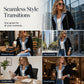 ⌛LAST DAY SALE ONLY ￡16.99!!🔥Women’s Elegant Denim Spliced Ribbed Knit Coat