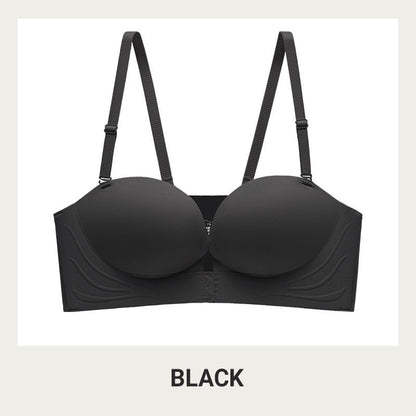 ✨ Front Buckle Push-Up Bra – Invisible, Strapless & 2-Way Wear! 💕
