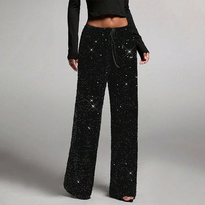 🛍️🔥Last Day Special Price £23.99!!👖Women's Elastic Waist Straight-Leg Pants