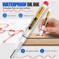 🖊️ 50% OFF! Precision Tip Quick-Dry Oil-Based Marker Pens – 10 Pcs, 5 Colours