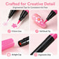 📢📢LAST DAY SALE ONLY ￡7.99!!💕12Pcs Dual-Tip Nail Art Pens Set (24 Colours) – Precision Fine Liner Markers for DIY Nail Design
