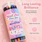 📢📢LAST DAY SALE ONLY ￡7.99!!💕12Pcs Dual-Tip Nail Art Pens Set (24 Colours) – Precision Fine Liner Markers for DIY Nail Design