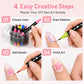 📢📢LAST DAY SALE ONLY ￡7.99!!💕12Pcs Dual-Tip Nail Art Pens Set (24 Colours) – Precision Fine Liner Markers for DIY Nail Design