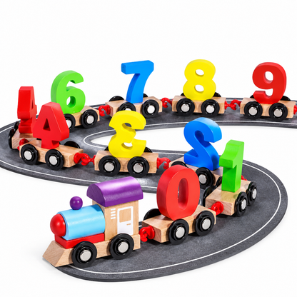 Magnetic Number Train Toy Set for Kids