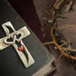Cross-intertwined hearts-Forever Love